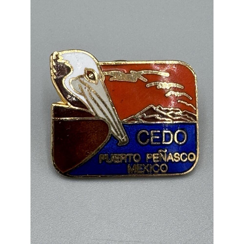 Vintage CEDO Puerto Penasco Mexico‎ Lapel Pin